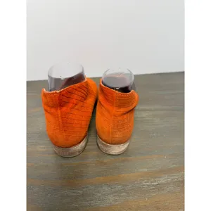 Free People Royale Flats Orange Textured Leather D'Orsay Shoes 36 US‎ 5.5 thumbnail 8