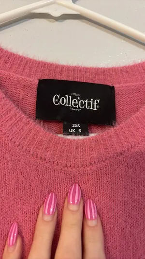 Pink soft quarter sleeve top Size XS thumbnail 3