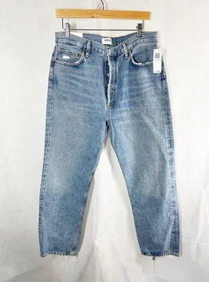 AGOLDE 90’s Pinch Waist High Rise Straight Button Fly Jeans Size 31 Endless thumbnail 1