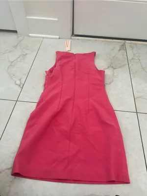 NWT Aqua Hot Pink Sleeveless Dress Size XS $88 thumbnail 4