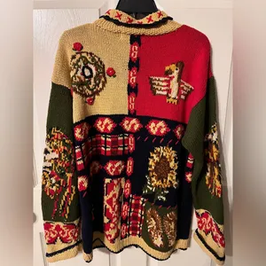 “The Eagles Eye” Autumn Cardigan- 1993 Vintage thumbnail 7