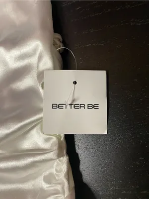 Better Be White Satin Ruched Slip Dress thumbnail 2