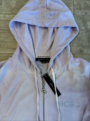 BCBG Vintage Y2K Light Lavender Track Suit- NWT thumbnail 3