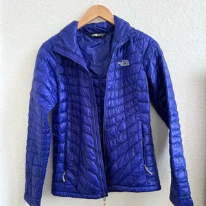 The North Face Thermoball Insulated Puff Women's Blue Jacket Size XS thumbnail 1