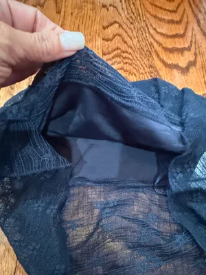 Edikted Embroidered Sheer Strapless Top thumbnail 4
