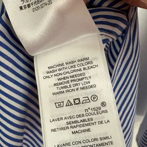 Lauren Ralph Lauren‎ Blue And White Stripe Button Front Dress Size XS thumbnail 8
