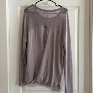 Lululemon Back to Balance Long Sleeve Sweater in Iced Iris Women’s Size 12 thumbnail 4