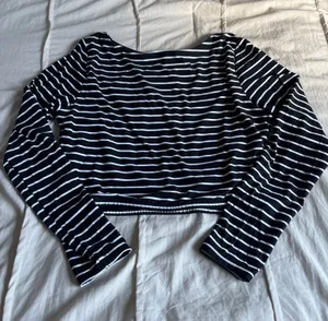 Black and White Striped Calia Long Sleeve thumbnail 1