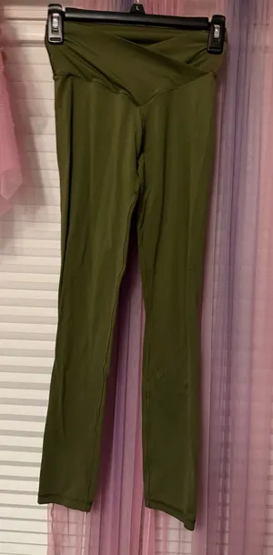 Green Aerie High-Rise Leggings Crossover thumbnail 1