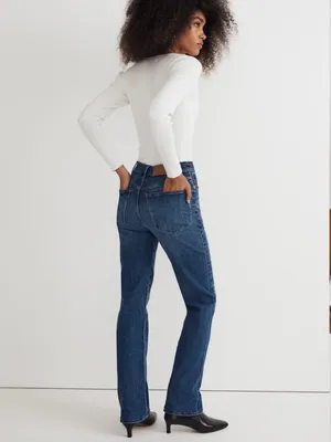 Madewell The '90s Straight Jean Comfort Stretch Barlow Wash Size 30 thumbnail 3