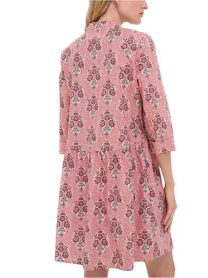Tuckernuck Scarlet Sonata Royal Shirt Dress Pink Size Large NWT thumbnail 3