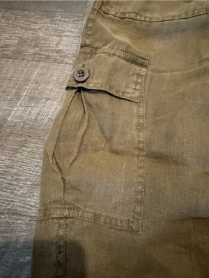 Michael Stars Los Angeles Bobbi Linen High Rise Cargo Pants thumbnail 2