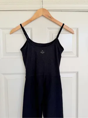 Beyond Yoga Spacedye Jumpsuit Darkest Night Pilates Workout Outfit Size XS thumbnail 6