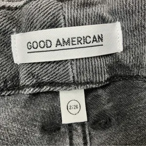 Good American Stone Black 99% Cotton High Waist Skinny Jeans Womens 2/26 thumbnail 3
