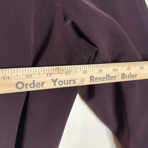 Vintage Jacqueline Ferrar Purple Trench Coat Women Size 12 Double Breasted +Belt thumbnail 9