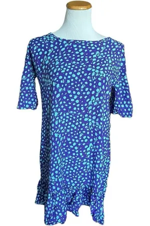 Womens Taty Modas Polka Dot Lightweight Flirty Dress - Sz M thumbnail 1