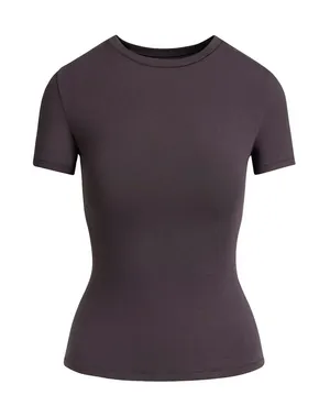 NWOT Skims Cotton Jersey T-Shirt in Iron thumbnail 1
