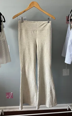 Cream flare American eagle pants  thumbnail 1
