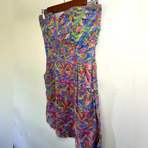 Charlie Jade‎ Anthropologie Small Ginger Dress Multicolored Silk Blend Pockets thumbnail 6