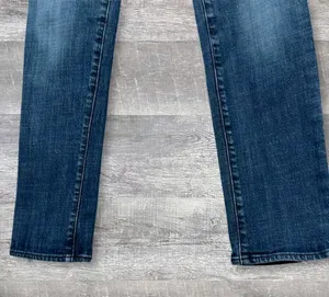 Skinny Straight Blue Jeans Womens 30 (31X30) Mid Rise Stretch Denim thumbnail 2