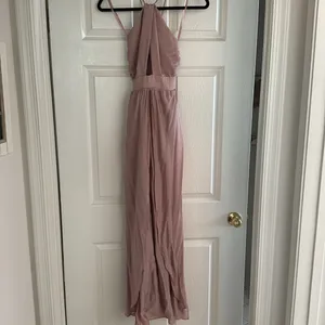 Selfie Leslie: ATHENA HIGH SPLIT MAXI DRESS MAUVE thumbnail 4
