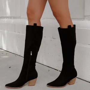 Style & Co. Warrda Faux Suede Zip-Up Mid-Calf Boots Cushioned Goring Size 10 NEW thumbnail 13