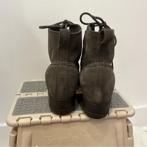 SOREL Evie Lace Wedge Booties Suede gray size 10 thumbnail 6