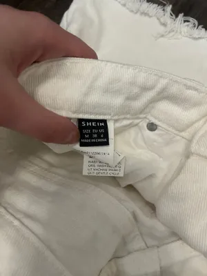 Jean shorts White Size M thumbnail 3