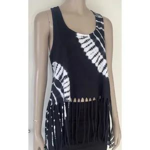 Southern Shirt Southern Spirit Tie Dye Fringe Tank Top thumbnail 3