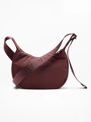 NWT ATHLETA all about me mini crescent bag - garnet thumbnail 2