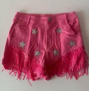 Fantastic Fawn Pink Jean Short thumbnail 1
