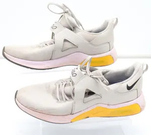 Nike Air Max Bella TR 5 Training Shoes Grey Pink Yellow Size 12 thumbnail 1