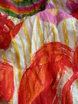 Anthropologie Farm Rio Printed Tiered Maxi Dress Size XL thumbnail 12