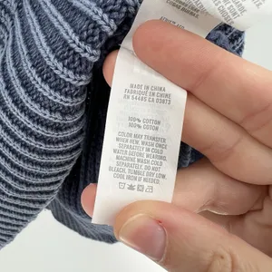 Aerie Sweater Women's Size XS Ribbed V-Neck Oversized Chunky‎ Knit Pullover Blue thumbnail 10