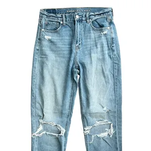 American Eagle Outfitters Light Blue Mom Jeans 4 Long thumbnail 7