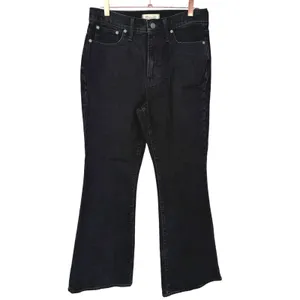Madewell Womens Perfect Vintage Flare Jeans Black Wash Denim High Rise Size 29 thumbnail 5