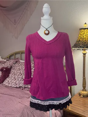 Y2K Babydoll Sweater Top thumbnail 8