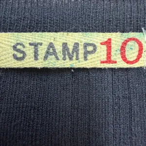 Vintage Stamp 10 Womens M Ribbed Henley Black Long Sleeve Elena Gilbert Y2K thumbnail 2
