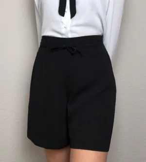 Banana Republic Black Midi Drawstring Shorts thumbnail 2