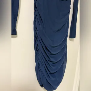 NWT Hello Molly Oceans Secret Long Sleeve Mesh Mini Dress Navy Size S thumbnail 9