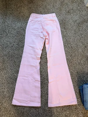 Edikted Pink Flare Jeans thumbnail 3