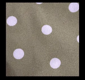 Shein Olive Green high waste Polk dot wide leg pants - Size Small with Bag. Gently warn once and excellent condition. Measurements approximately 12” waste not fully stretched out from elastic waste band x 12” rise x 43” long. None smoking home. Priced to sell at as is condition. Don’t like my price, make reasonable offer. thumbnail 3