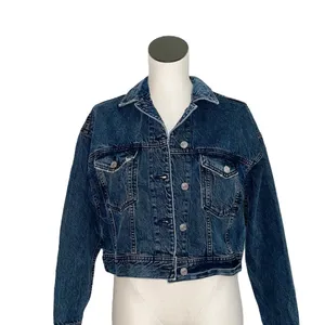 NWOT American Eagle Denim Crop Jean Jacket thumbnail 3