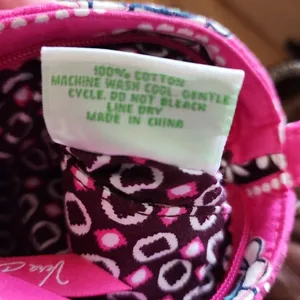 Vera Bradley Shoulder Bag Womens Pink Multi‎ Quilted Floral Pleated Whimsical thumbnail 6