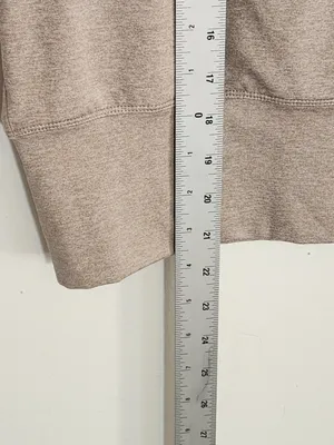 Danskin Heather Brown Quarter Zip Pullover Size Medium thumbnail 5