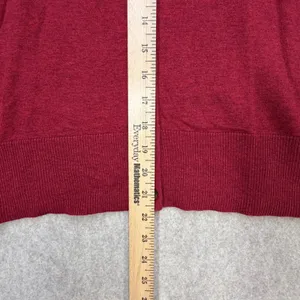 Eddie Bauer Women Small‎ Red Classic Preppy Ivy League Academia Button Cardigan thumbnail 6