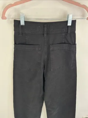 Zara Marine Straight Jeans Black thumbnail 7