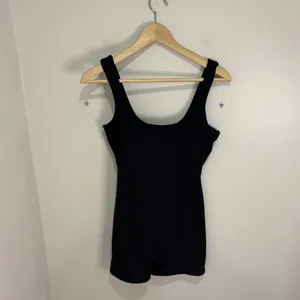 ASOS DESIGN Womens Black Scoop Neck Sleeveless Jersey Romper Bodysuit US 10 thumbnail 3