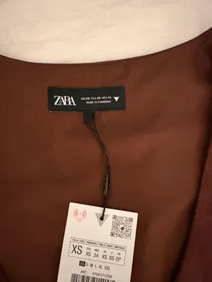 Zara NWT Suede Dress thumbnail 4