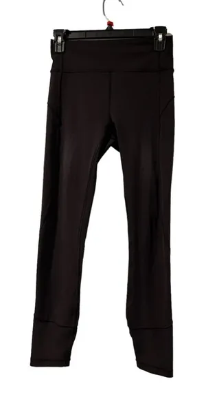 Lululemon Women’s In Movement 7/8 Tight Everlux LW5BPGS Size 6 Black thumbnail 1